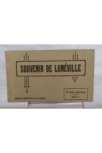 Souvenir de Lunèville. 10 Cartes dètachables. Série 1.