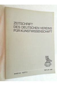 Zeitschrift des Deutschen Vereins für Kunstwissenschaft, Bd. 42/2, Schatzkunst