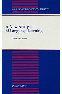 A New Analysis of Language Learnin.
