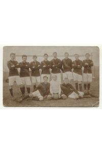 Fotografie: II. Fußballmannschaft der Freien Turnerschaft Bergedorf - Sande 1914.