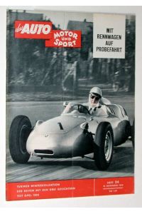 Auto Motor und Sport. 21. November 1959. Heft 24. Test Opel 1200