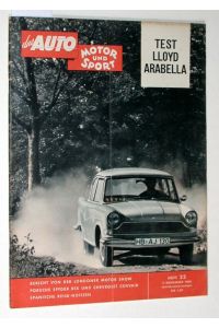 Auto Motor und Sport. 7. November 1959. Heft 23. Test LLoyd Arabella