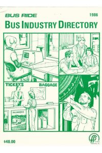 Bus Industry Directory. 1986.   - BusRide. Volume 9.