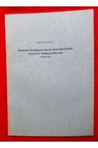 Römische Wandmalereien aus dem Limeskastell Echzell, Kr. Büdingen (Hessen). Vorbericht.   - Sonderdruck aus Germania 46, 1968, 1. Halbband, Seiten 40-52.