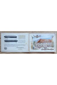 Werbeheft Abraham Dürninger Herrnhut seit 1747 für Zigarren