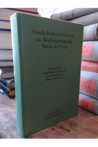 Handschriftenverzeichnis zur Briefsammlung des Petrus de Vinea.