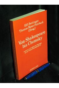 Von Shakespeare bis Chromsky - Arbeiten zur Englischen Philologie an der Freien Universität Berlin -