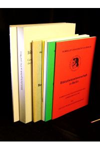 (Sammlung) Bibliothekswissenschaft, Bibliotheksgeschichte vorwiegend Berliner (12 Hefte) -