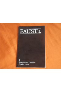 Programmheft Staatstheater Dresden Großes Haus: Faust I.