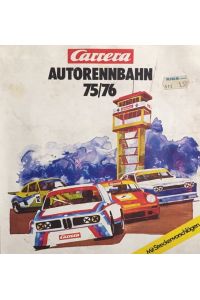 Carrera -  - Autorennbahn 75/76. Mit Streckenvorschlägen.
