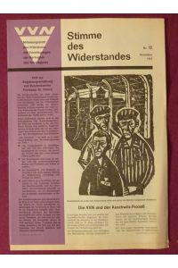 Stimme des Widerstandes Nr. 12/1963 (Mitteilungsblatt des Präsidiums der Vereinigungen der Verfolgten des Naziregimes)