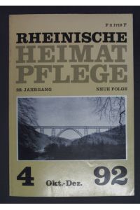 Günther Borchers (1924-1979) Landeskonservator Rheinland - in: Heft 4/92 Rheinische Heimatpflege.   - Rheinischer Verein für Denkmalpflege und Landschaftsschutz.