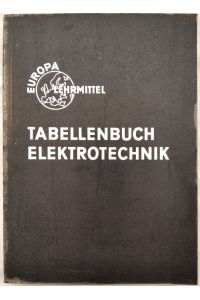 Tabellenbuch Eletrotechnik.