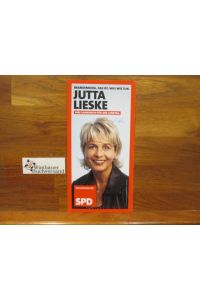 Original Autogramm Jutta Lieske Landesministerin Brandenburg SPD /// Autogramm Autograph signiert signed signee