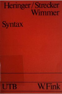Aspekte der Syntax-Theorie  - (Nr 251)  UTB