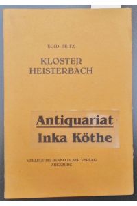 Kloster Heisterbach -  - Reihe: Deutsche Kunstführer an Rhein und Mosel  Band 1 -