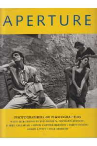 Aperture: No. 151 Photographers on photographers