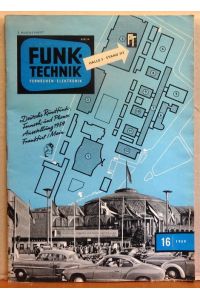 Funk-Technik. Fernsehen-Elektronik Heft 16/1959 (Deutsche Rundfunk-, Fernseh- und Phono-Ausstellung 1959 Frankfurt)