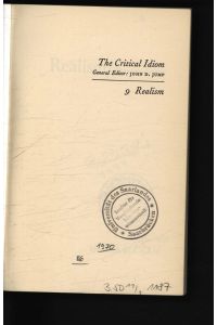 The Critical Idiom.   - 9 Realism
