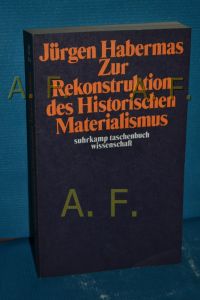 Zur Rekonstruktion des Historischen Materialismus  - Jürgen Habermas / Suhrkamp-Taschenbuch Wissenschaft , 154