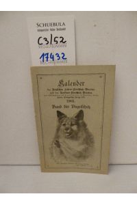 Kalender des Deutschen Lehrer-Tierschutz-Vereins und des Berliner Tierschutz-Vereins 1901
