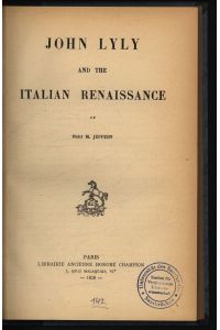 John Lyly ant the Italian Renaissance