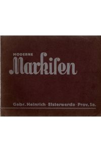 Markisen. Maschinenfabrik.