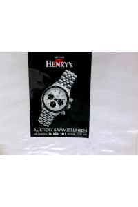HENRYS Auktion Sammleruhren am 26. März 201.