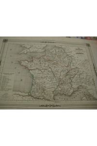 Orig. Landkarte La Gallia sotto L'impero Romano per A. H. Dufour