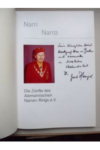 Narri Narro - Die Zünfte des Alemannischen Narren-Rings e. V. (Friedrichshafen 1981). Mit zahlreichen ganzseitigen u. farbigen Darstellungen nach Zeichnungen von Herbert Meyer.