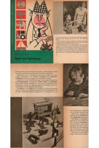 Spiel und Spielzeug (DDR 1961, mit vielen Fotos von DDR-Spielzeug)
