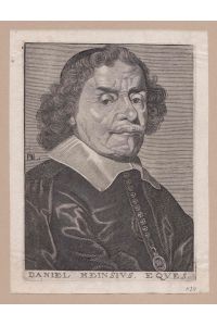Daniel Heinsius.  - Daniel Heinsius (1580-1655) Dutch Renaissance scholar Ghent Franeker Leiden Portrait