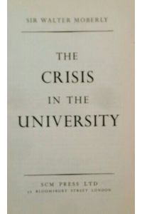 The Crisis in the University.