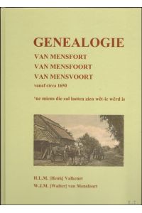 GENEALOGIE Van Mensfort , Van Mensfoort, Van Mensvoort.