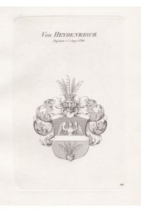 Von Heydenreich.  - Heydenreich Wappen Adel coat of arms Heraldik heraldry