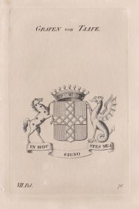Grafen von Taafe.  - Taaffe Wappen Adel coat of arms Heraldik heraldry