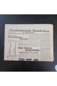 Kinotechnische Rundschau des Film-Kurier - Beilage zur Nr. 178 (XI. Jahrgang, Nr. 31 vom 1. August 1931)