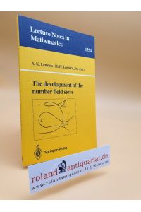 The development of the number field sieve / A. K. Lenstra ; H. W. Lenstra, jr. (ed. ) / Lecture notes in mathematics ; Vol. 1554