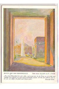06185 Ak Düsseldorf Blick auf die Rheinhalle um 1930