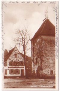 11250 Ak Landau Galeerenturm 1930