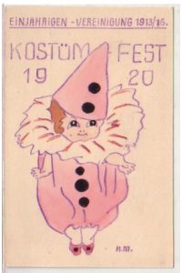 18243 Studentika Ak Kostümfest 1920