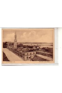 19083 Ak Konstant a. B. Bahnhof und Hafen 1926