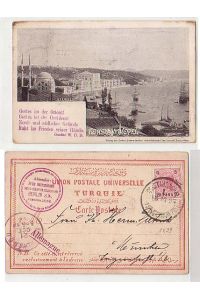 26836 Ak Österreichische Post Türkei Constantinopel1898