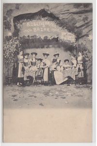 40828 Ak Duisburg Rosengarten Bazar 1906