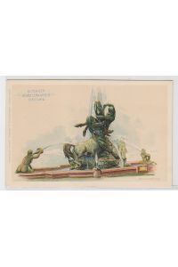44301 Ak Altonaer Künstlerkarten Stuhlmannbrunnen 1910