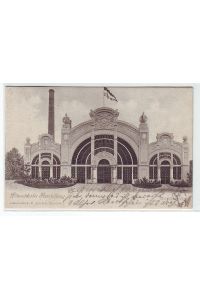 44945 Ak Düsseldorf Ausstellung Maschinenhalle 1902