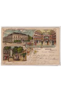 47211 Ak Lithographie Etablissement Sanssouci Leipzig 1906