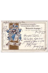 47563 Studentika Ak Chemnitz Weihnachtsvergnügen 1902
