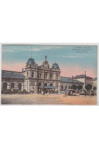 50863 Ak Mainz Bahnhof 1927
