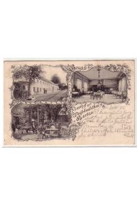 59721 Mehrbild Ak Gruß vom Gasthof zum Weissbachthal in Hartau 1902